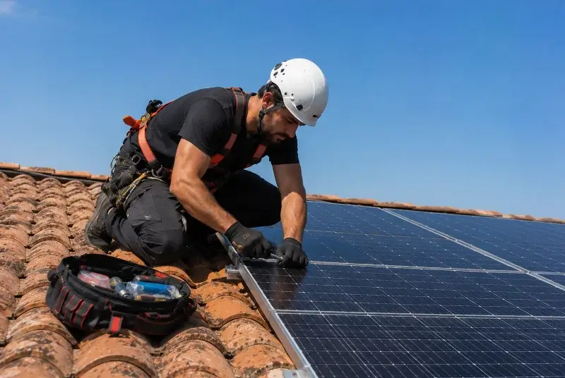 Maintenance et monitoring de panneaux solaires à Valleiry